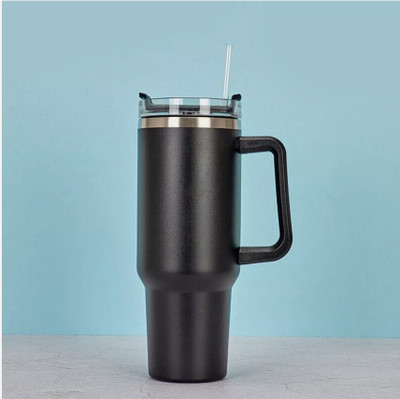 DLenox Stainless Steel Bath Mug(Black 1.2)