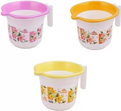 batwada export Plastic Bath Mug(Multicolor 1)