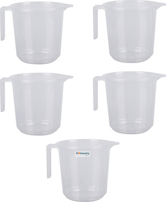 HOMESTIC Plastic Bath Mug(Clear 1.5)