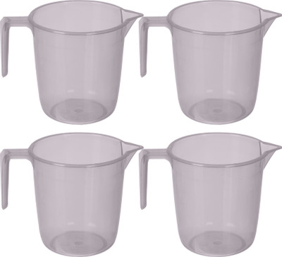 KUBER INDUSTRIES Plastic Bath Mug(Grey 1.1)