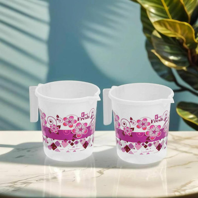 The Long Life Plastic Bath Mug(White 1)