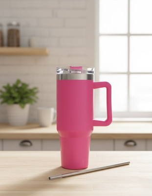 ABC Premium 1200 ML Stainless Steel Tumbler Bottle (Pack of 1, tumbler and 2 Straw) Stainless Steel Tumbler(1200 ml)