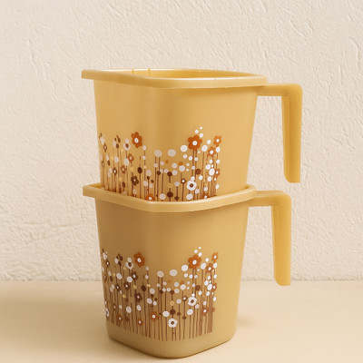 Freedoplast Plastic Bath Mug(Yellow 1.5)