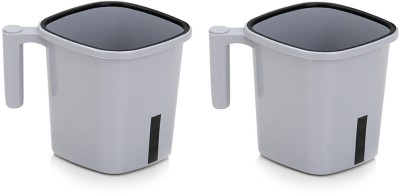 N H Enterprise Plastic Bath Mug(Grey 1.5)