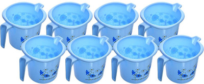 KUBER INDUSTRIES Plastic Bath Mug(Blue 1)