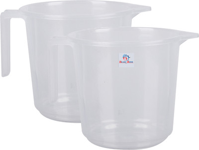 Heart Home Plastic Bath Mug(Clear 1.5)