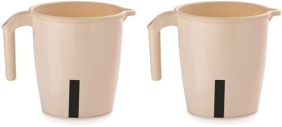 AK HUB Plastic Bath Mug(Beige 1)