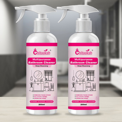 CHITAAKSH 2-Pack Restroom Cleaner Spray – Germ-Free & Stain Removal Odour(2 x 100 ml)