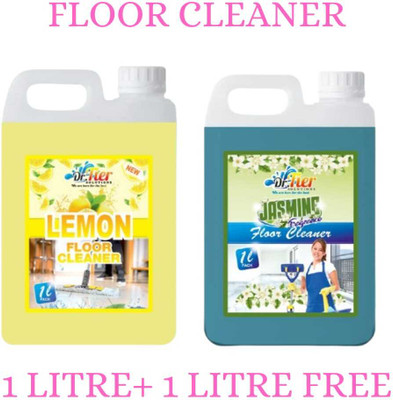 Tier enterprises Classic combo of floor cleaner LEMON AND JASMINE 2 litre LEMON(2 x 1000 ml)
