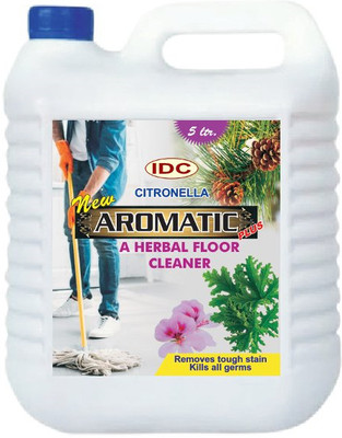 IDC VERTEX AROMATIC PLUS Floor Cleaner Natural Antibacterial Long Lasting Fragrance CITRONELLA(5 L)
