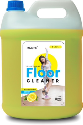 RASRIN Disinfectant Floor Cleaner/Floor Cleaner Liquid/Eco-friendly Floor Cleaner Lime(5 L)