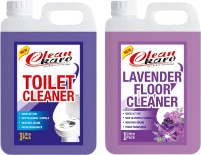 Tiersolution Combo of 2 Toilet Cleaner+Floor Cleaner Lavender lemon(2 x 1 L)
