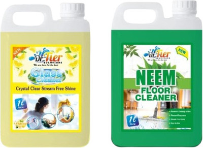 tiercart Combo of GLASS CLEANER AND FLOOR CLEANER LEMON AND NEEM(2 x 1 L)