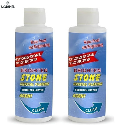 LORSHEL Stone Crystal Plating Agent for Restoring the Luster of Marble & Granite Regular(2 x 100 ml)