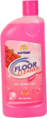 CAPTAIN _Surface & Floor Cleaner Liquid for All Floor Cleaner Mops- 500 ml (Pack 1) Rose(500 ml)