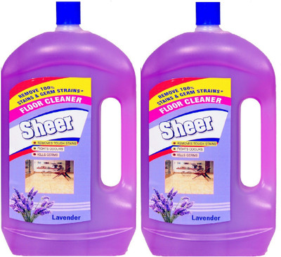 Sheer Floor Cleaner & Disinfectant 2x1 Ltr Lavender(2 x 1 L)