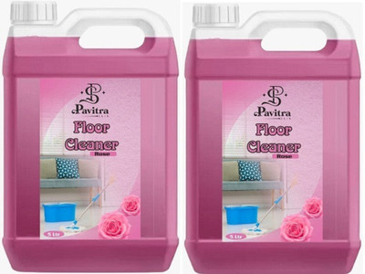 PAVITRTA Disinfectant Surface And Floor Cleaner ROSE (10 LTR ) N ROSE(2 x 5 L)