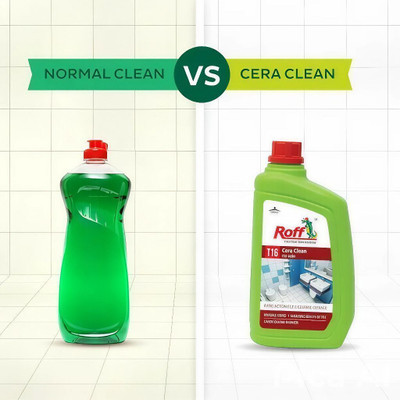 Pidilite ROFF CERA CLEAN (TILES,FLOOR,BATHROOM,STONE,MARBLE) CLEANING CLEAR CITRUS(500 ml)