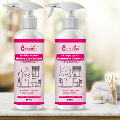 TERIHAR Non-Toxic Bathroom Cleaner – 2-Pack Spray, 200ML Each Odour(2 x 100 ml)
