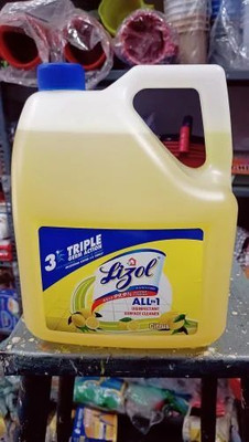 Lizol 10X FLOOR CLEANER LEMON(5000 ml)