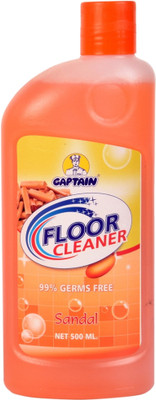 CAPTAIN _Surface & Floor Cleaner Liquid for all floor cleaner mops- 500ml (Pack 1) Sandal(500 ml)