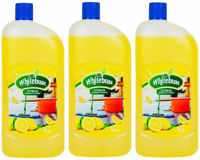 Whitebust All New Floor cleaner liquid citrus(3 x 1 L)