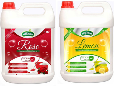 Whitebust Floor Cleaner Phenyl Lemon Rose(2 x 5 L)