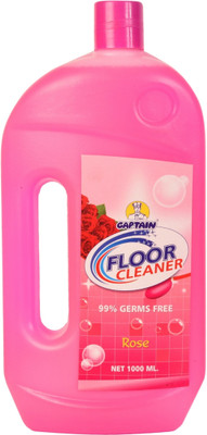 CAPTAIN _Surface & Floor Cleaner Liquid for All Floor Cleaner Mops- 1000ml (Pack 1) Rose(1000 ml)