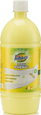 FABIUS FLOOR CLEANER PHENYL MADE WITH PINE BASED OIL- WITH LEMON FRAGRANCE(1 L)