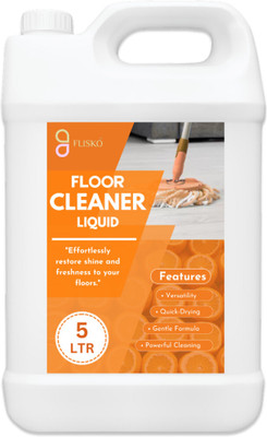 FLISKO Floor Cleaner | Surface Disinfectant Cleaner | Remove Stain and Leave Pleasant | Orange(5000 ml)