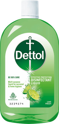 Dettol Disinfectant Floor Cleaner, Surface Disinfection, Personal Hygiene-Fresh Lime Lime(1000 ml)
