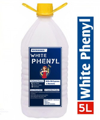 Neckkonix White Phenyl Floor Cleaner Anteseptic Pine Oil Based(5000 ml)