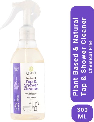 Leafsio Natural Tap and Shower Cleaner, Hard water Stain Remover, Dissolves Limescale Fragrance Free(300 ml)