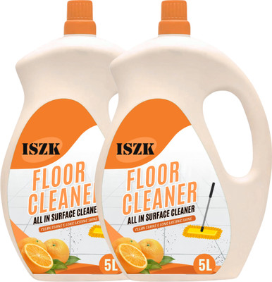 ISZK Floor Cleaner, Disinfectant Surface Cleaner ORANGE(2 x 5 L)