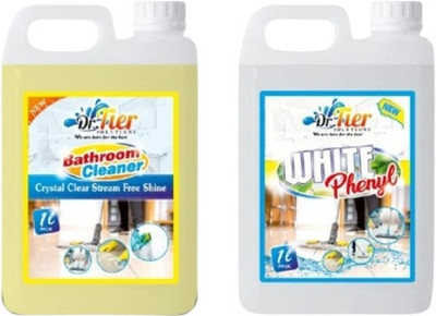 Tiersolution SUPER COMBO OF WHITE PHENTL AND BATHROOOM CLEANER NA(2 x 1 L)
