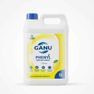 GANU CHEMICALS Tile, Floor & Ceramic Cleaner Multi-surface Bathroom floor Cleaner PHENYL LEMON(5 L)
