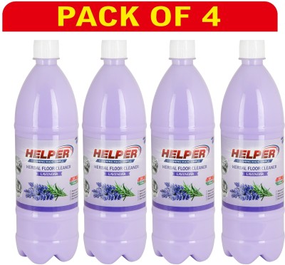 HELPER HERBAL SCENTED PHENYL ,LAVENDER -1 LITRE , 4PC PACK LAVENDER(4 x 1 L)