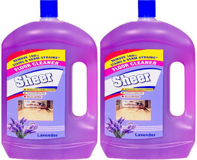 Sheer Floor Cleaner @Disinfectant 2x2 Ltr =4 Ltr Lavender Lavender(2 x 2 L)