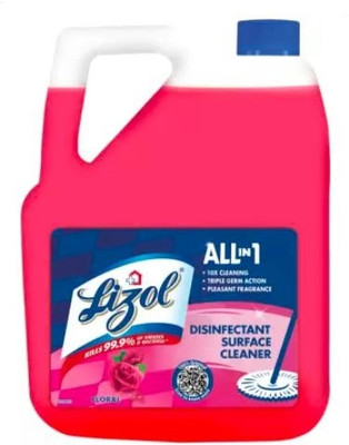 Lizol Floral, Disinfectant Surface & Floor Cleaner Liquid Citrus Fragrance(5 L)