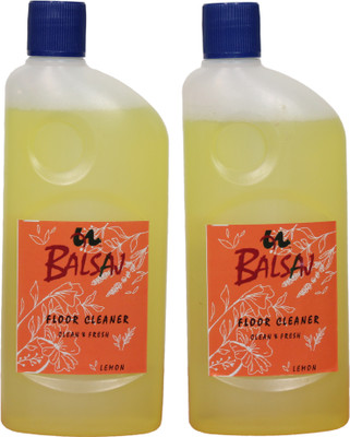 BALSAJ Disinfectant Floor Cleaner Liquid with the Fragrance of Lemon(2 x 500 ml)