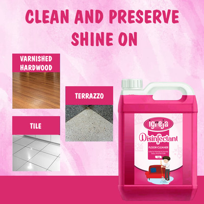 IGREJA Disinfectant Surface & Floor Cleaner Liquid Suitable for All Floor Cleaner Mops Multi-Fragrance(5 L)