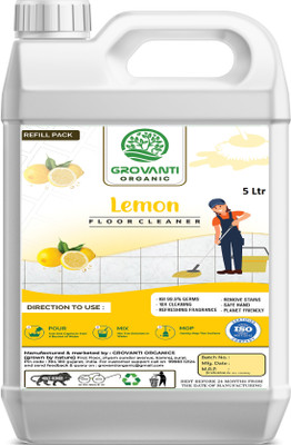 GROVANTI ORGANIC Supermart Disinfectant Surface Cleaner Lemon Lemon(5 L)