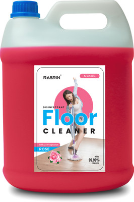 RASRIN Disinfectant Floor Cleaner/Floor Cleaner Liquid/Eco-friendly Floor Cleaner Rose(5 L)