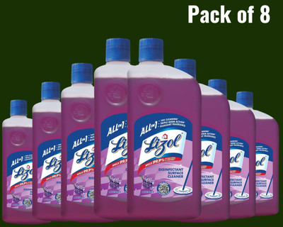 Lizol Disinfectant Surface & Floor Cleaner Liquid, lavender13 lavender(8 x 1 L)