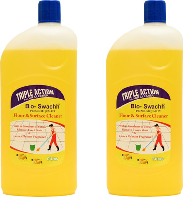 Bio- Swachh Bioswachh Double Combo Triple Action Floor & Surface Cleaner Orignina;(1000 ml)