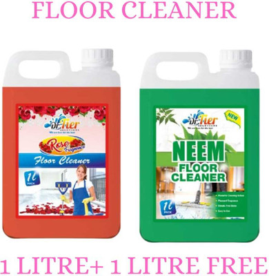 Tiersolution FLOOR CLEANER COMBO ROSE AND NEEM(2 L)