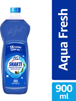 Lizol Shakti Disinfectant Floor Cleaner Aqua Fresh(900 ml)