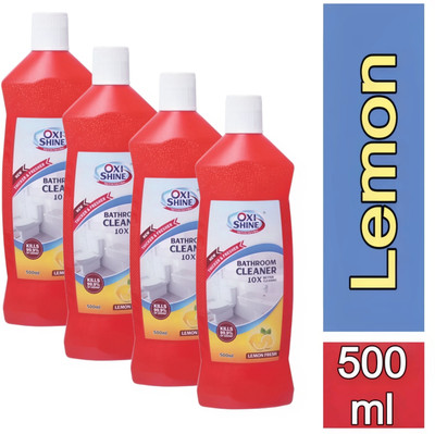 Oxi Shine Bathroom Cleaner Lemon 500 ml Pack of 4 Lemon(4 x 500 ml)