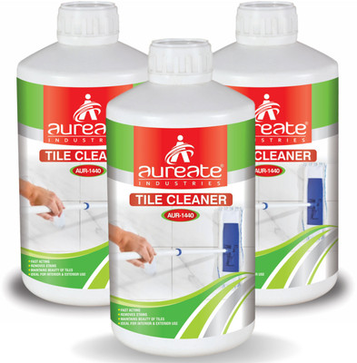 Aureate Heavy Duty Tile Cleaner for Tiles and Ceramics Lime(3 x 1 L)