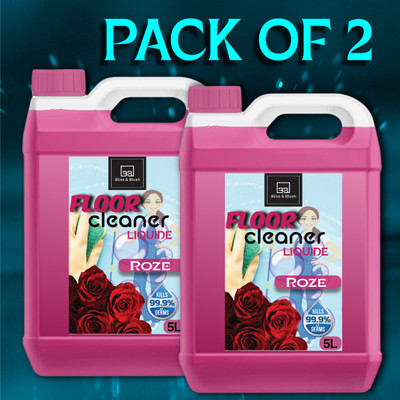 BLISS & BLUSH Floor Bathroom cleaner Rose Rose(2 x 5 L)